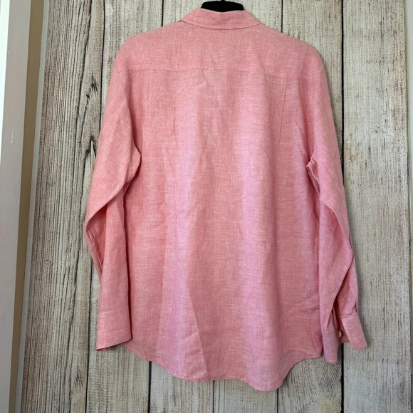 Tommy Bahama Mens 100% Linen Button Front Shirt size Large - Picture 8 of 10